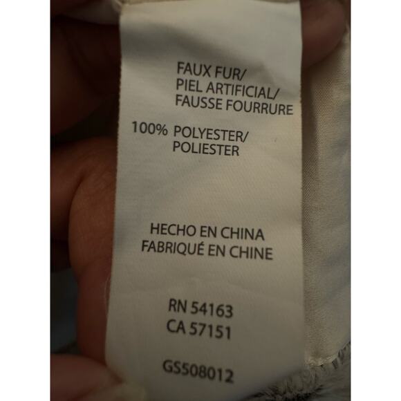 G.H. Bass & Co. Faux Fur Vest Women’s Small – Light Brown with Dark Streaks - Picture 6 of 7